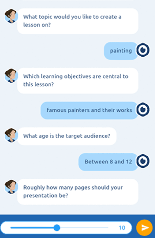 AI Touch Screens 2 AI TouchScreen - Create Lesson