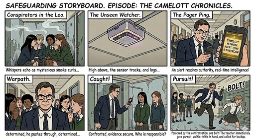 Camelott Vape Sensor in a professional environment