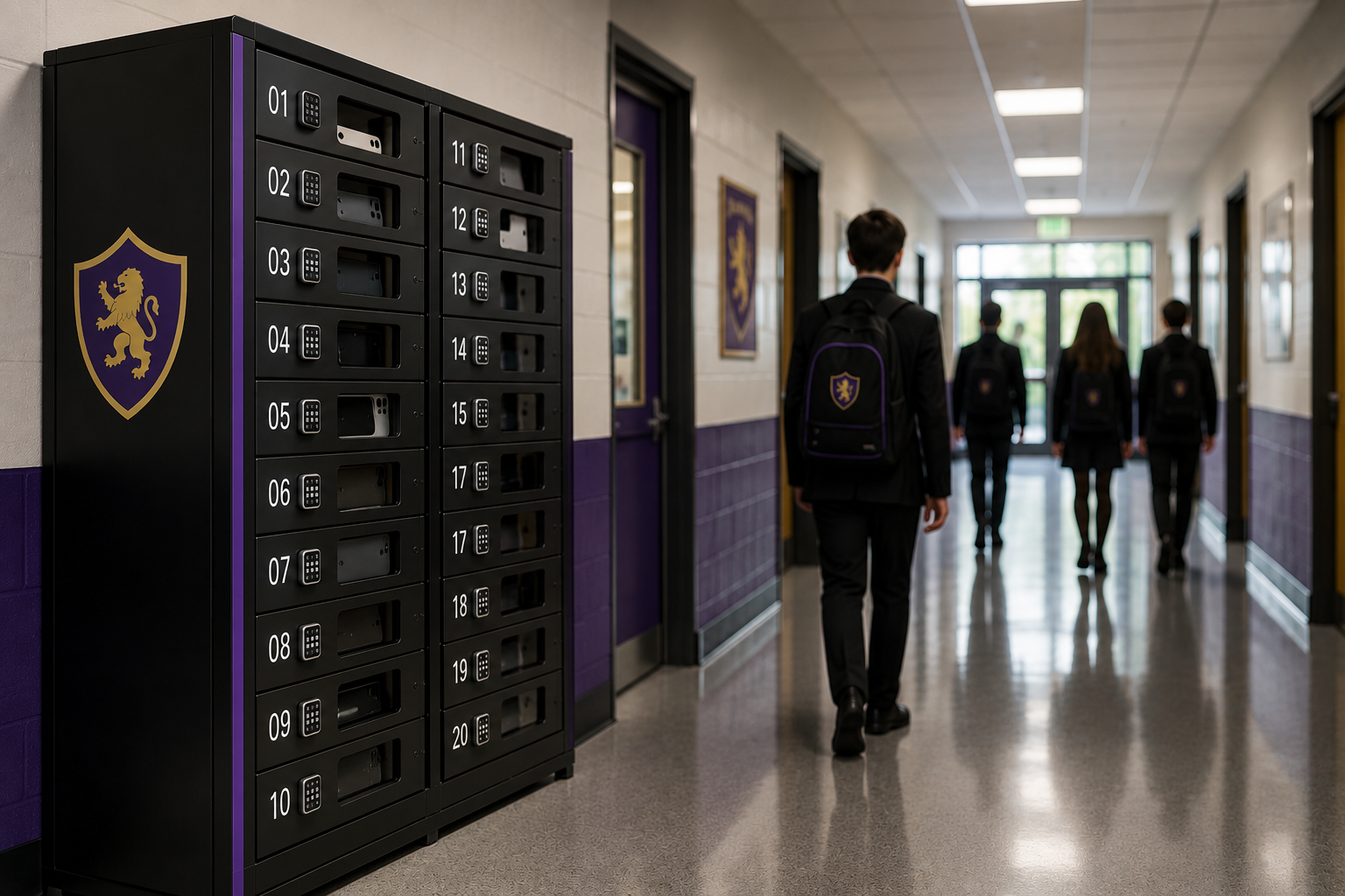 Lockdown alarm for schools emergency alert system
